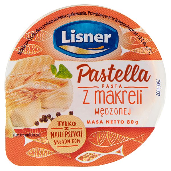 Lisner Pastella Pasta z makreli wędzonej 80 g