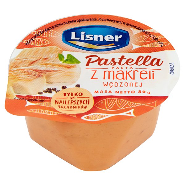 Lisner Pastella Pasta z makreli wędzonej 80 g