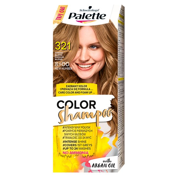 Palette Color Shampoo Szampon koloryzujący średni blond 8-00