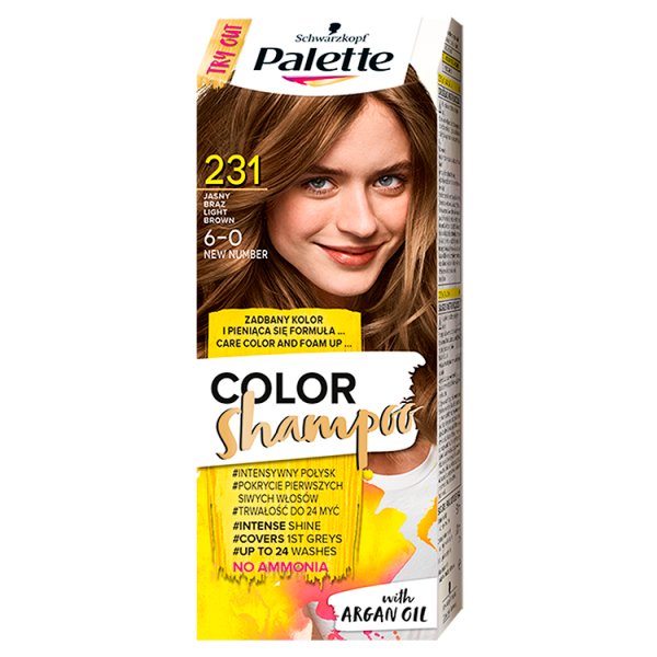 Palette Color Shampoo Szampon koloryzujący jasny brąz 6-0