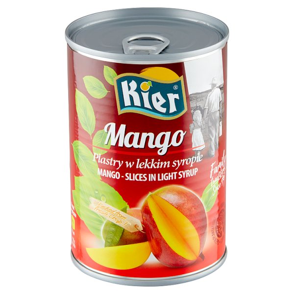 Kier Mango plastry w lekkim syropie 425 g