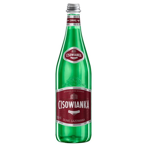 Cisowianka Naturalna woda mineralna silnie gazowana niskosodowa 700 ml