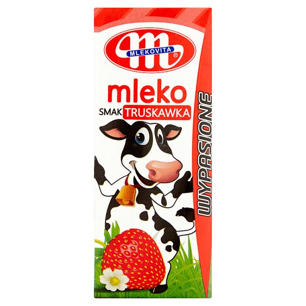 Mlekovita Wypasione Mleko smak truskawka 200 ml