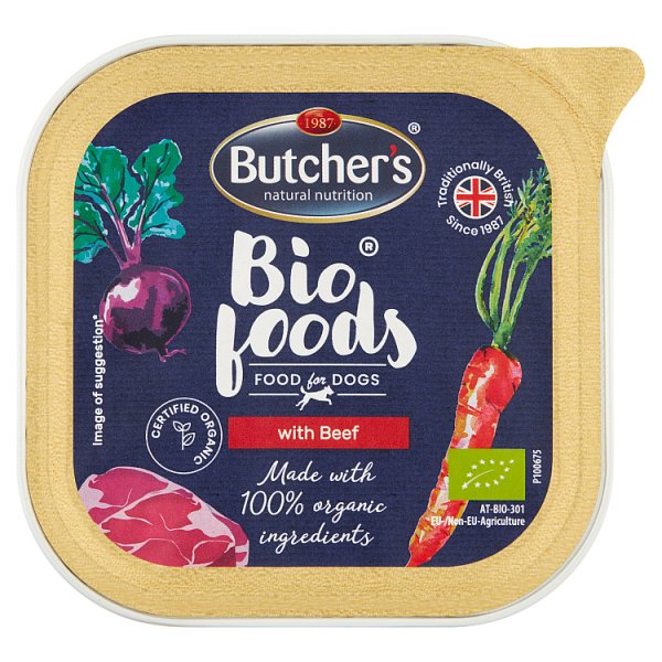 Butcher&#039;s Bio Foods Karma dla dorosłych psów pasztet z wołowiną i cielęciną 150 g