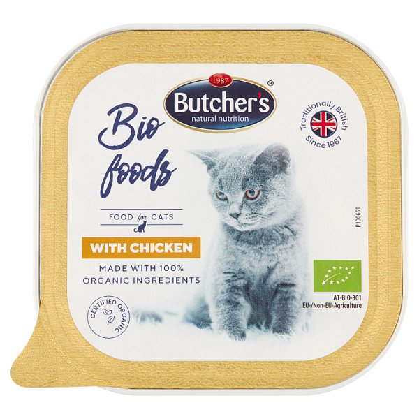 Butcher&#039;s Bio Foods Karma dla dorosłych kotów pasztet z kurczakiem 85 g