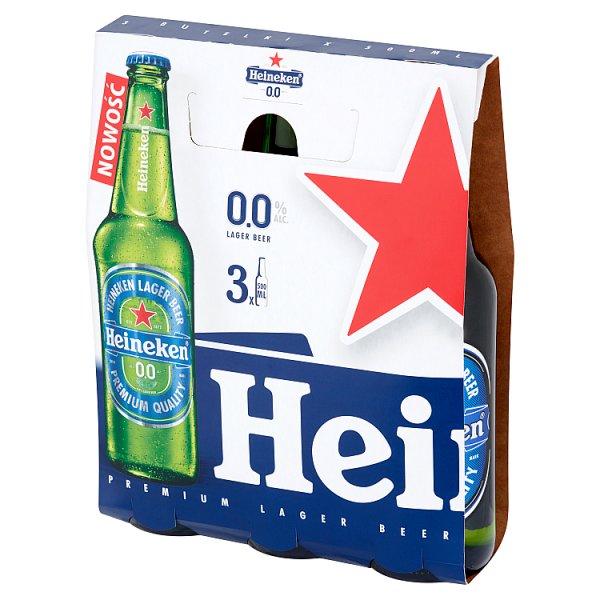Heineken Piwo jasne bezalkoholowe 3 x 500 ml