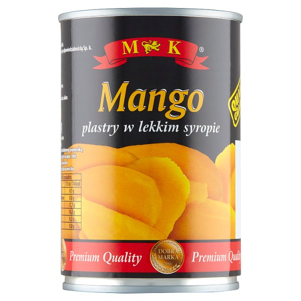 MK Mango plastry w lekkim syropie 425 g