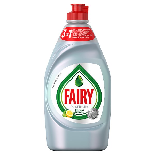 Fairy Platinum Cytryna i limonka Płyn do mycia naczyń 430 ml