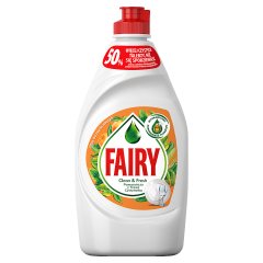 Fairy Clean & Fresh Pomarańcza z Trawą Cytrynową Płyn do mycia naczyń 450 ml