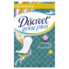 Discreet Plus Waterlily Wkładki higieniczne 50 sztuk