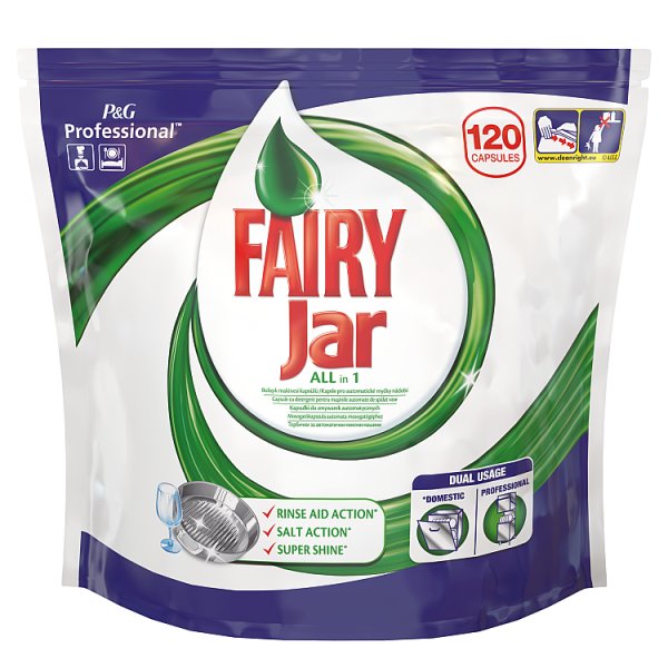 Fairy Jar Professional All in One Tabletki do zmywarki opakowanie 120 sztuk