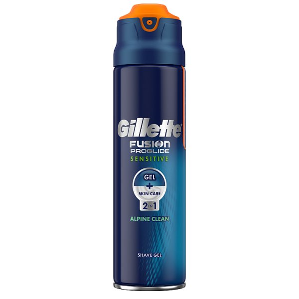 Gillette Fusion5 ProGlide Sensitive Alpine Clean Żel do golenia 170 ml