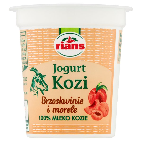 Rians Jogurt kozi brzoskwinie i morele 120 g