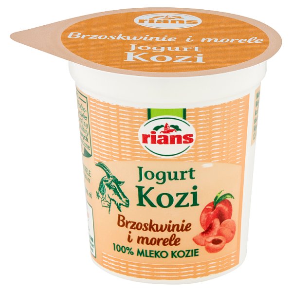 Rians Jogurt kozi brzoskwinie i morele 120 g