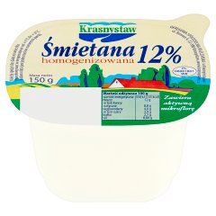 Krasnystaw Śmietana 12% homogenizowana 150 g