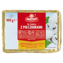 Sertop Tychy Ser topiony z pieczarkami 100 g