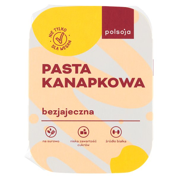 Polsoja Pasta kanapkowa bezjajeczna 125 g