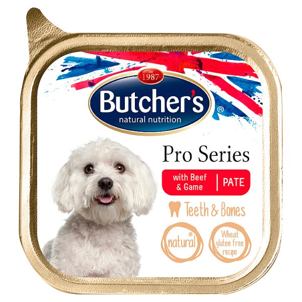Butcher&#039;s Pro Series Karma dla dorosłych psów pasztet z wołowiną i dziczyzną 150 g