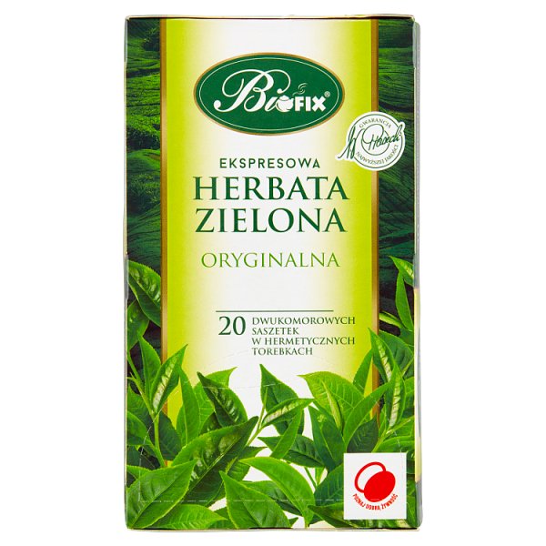 Bifix Herbata zielona ekspresowa oryginalna 40 g (20 x 2 g)