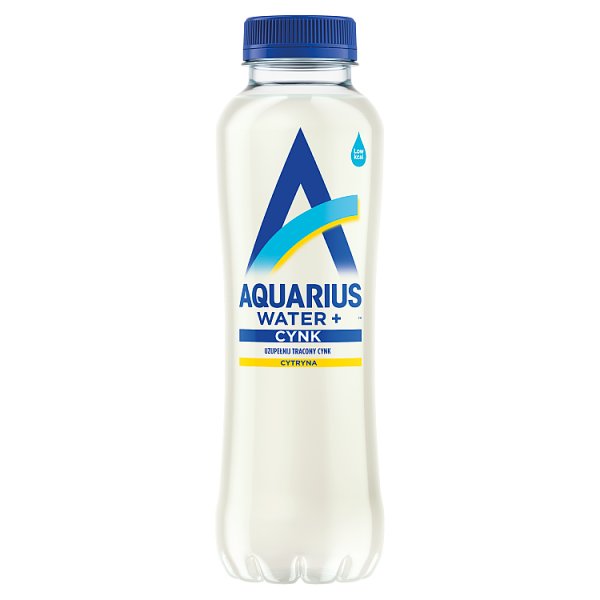 Aquarius Water+ Napój niegazowany cytryna 400 ml