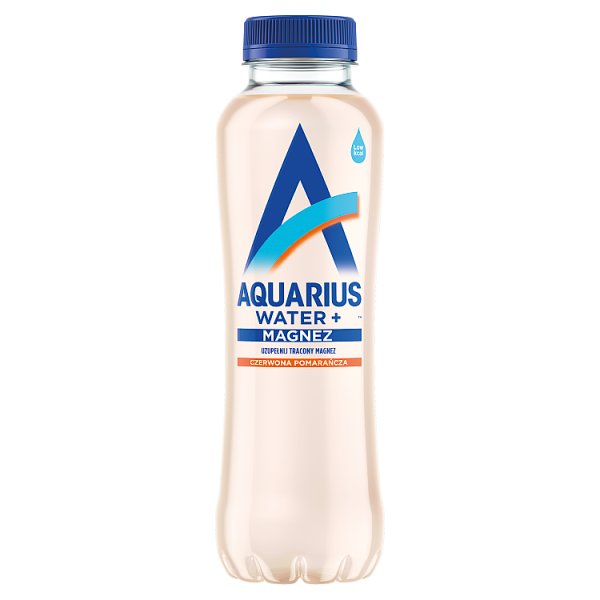 Aquarius Water+ Napój niegazowany czerwona pomarańcza 400 ml
