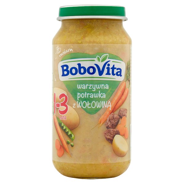 BoboVita Warzywna potrawka z wołowiną 1-3 lata 250 g
