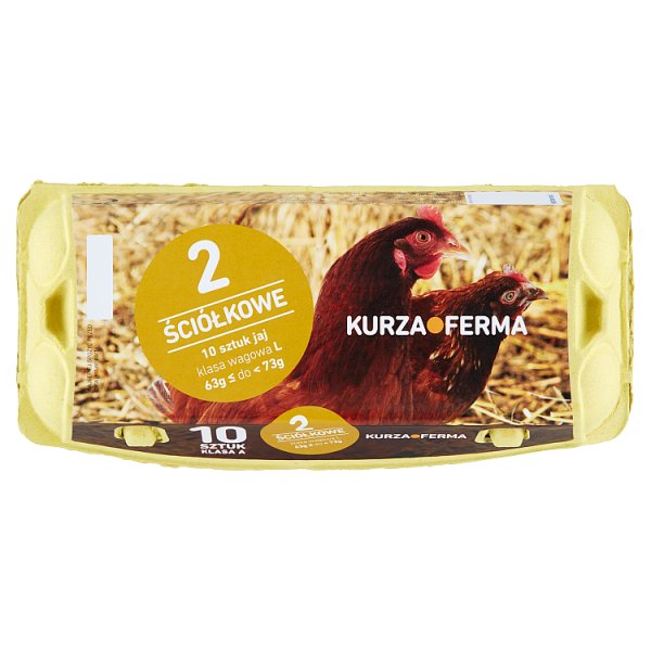 Kurza Ferma Jaja ściółkowe L 10 sztuk