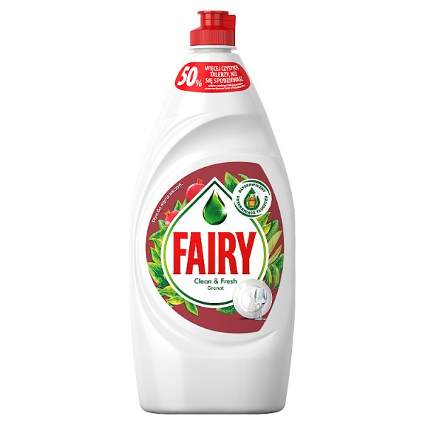 Fairy Clean &amp; Fresh Granat Płyn do mycia naczyń 900 ml