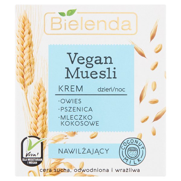 Bielenda Vegan Muesli Krem na dzień noc nawilżający 50 ml