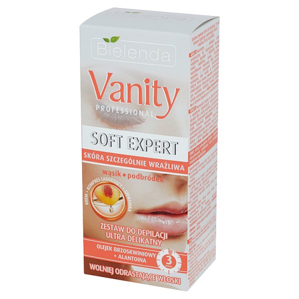 Bielenda Vanity Soft Expert Zestaw do depilacji ultra delikatny wąsik podbródek