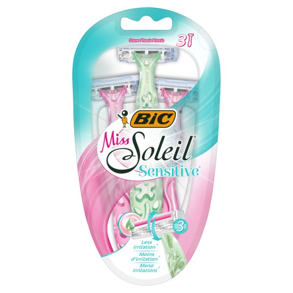 BiC Miss Soleil Sensitive 3-ostrzowa maszynka do golenia 3 sztuki