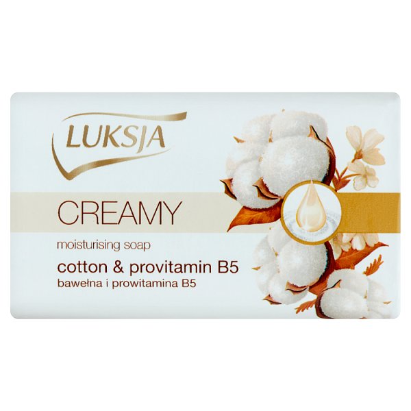 Luksja Creamy Mydło bawełna i prowitamina B5 90 g