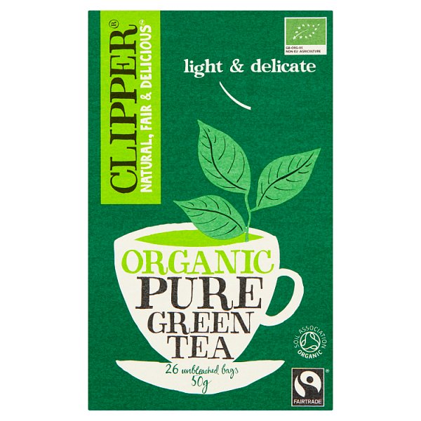 Clipper Herbata zielona organiczna 50 g (26 torebek)