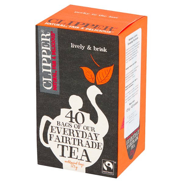 Clipper Everyday Fairtrade Herbata czarna 125 g (40 torebek)