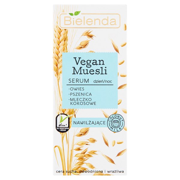 Bielenda Vegan Muesli Serum na dzień noc nawilżające 30 ml