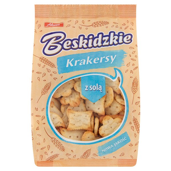 Aksam Beskidzkie Krakersy z solą 90 g