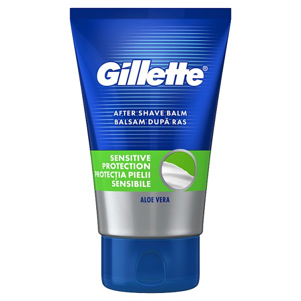 Gillette Balsam po goleniu z aloesem zapewniający ochronę dla skóry wrażliwej 100ml
