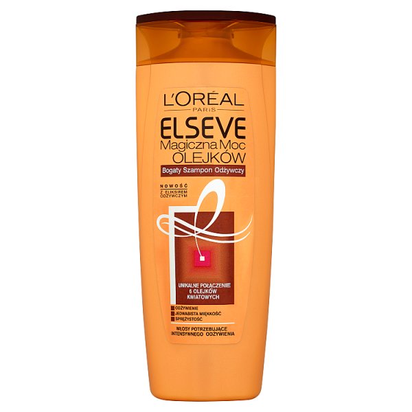 L&#039;Oréal Paris Elseve Magiczna Moc Olejków Bogaty szampon odżywczy 400 ml