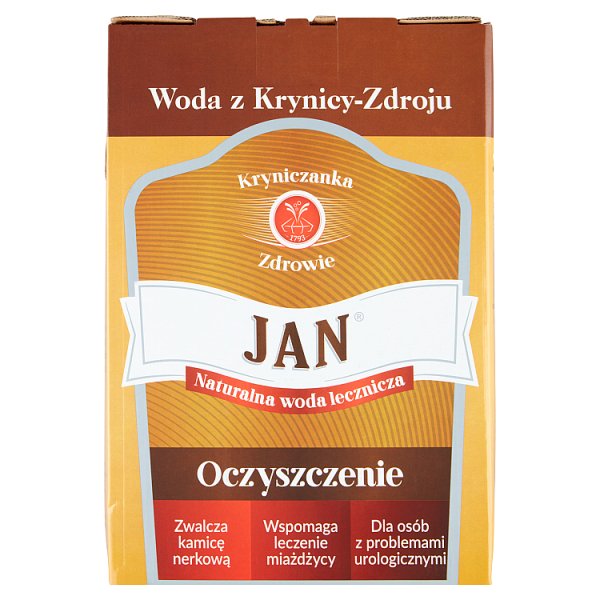 Jan Naturalna woda lecznicza oczyszczenie 5 l