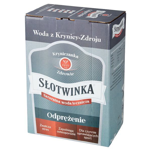 Słotwinka Naturalna woda lecznicza odprężenie 5 l