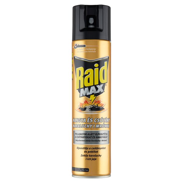 Raid Max Aerozol przeciw karaluchom i mrówkom 400 ml