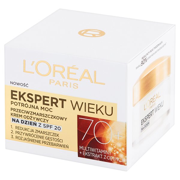 L&#039;Oreal Paris Ekspert Wieku 70+ Przeciwzmarszczkowy krem odżywczy na dzień 50 ml