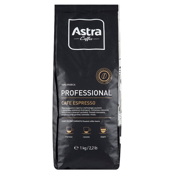 Astra Professional Cafe Espresso Kawa palona ziarnista 1 kg
