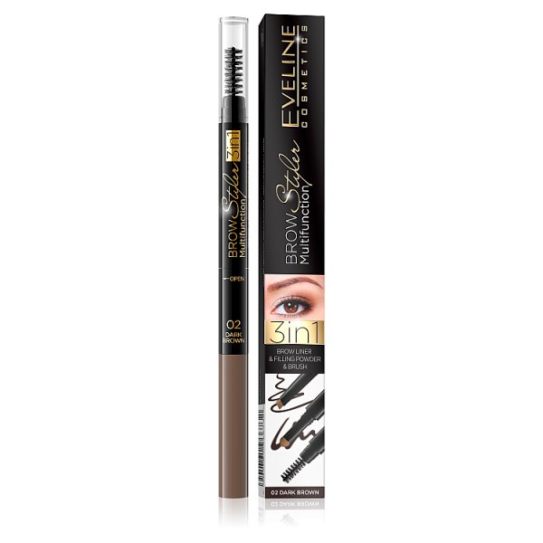 Brow Multifunction Styler Kredka do brwi 3w1 dark brown