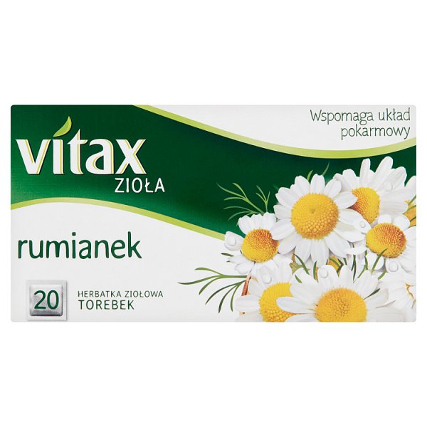 Vitax Zioła Herbatka ziołowa rumianek 30 g (20 x 1,5 g)