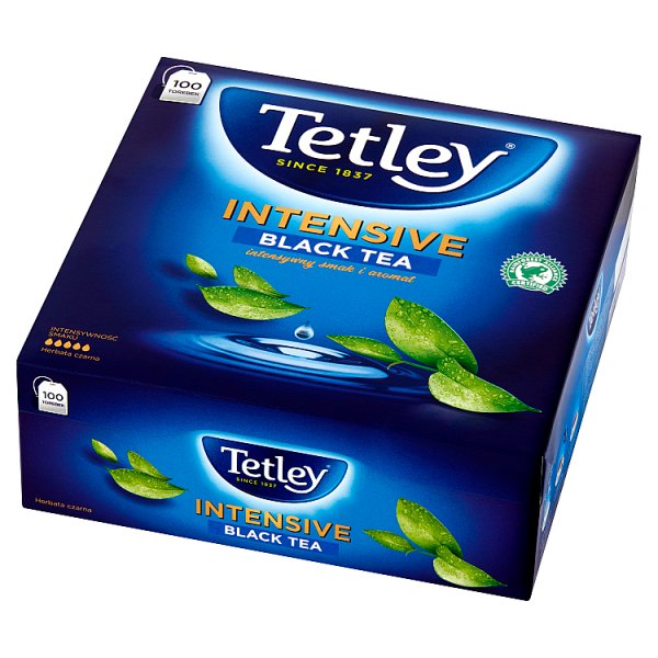 Tetley Intensive Herbata czarna 200 g (100 x 2 g)