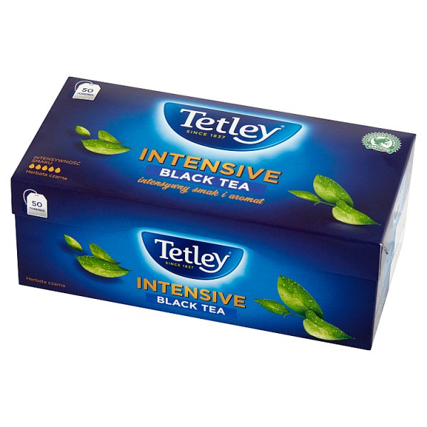 Tetley Intensive Herbata czarna 100 g (50 x 2 g)