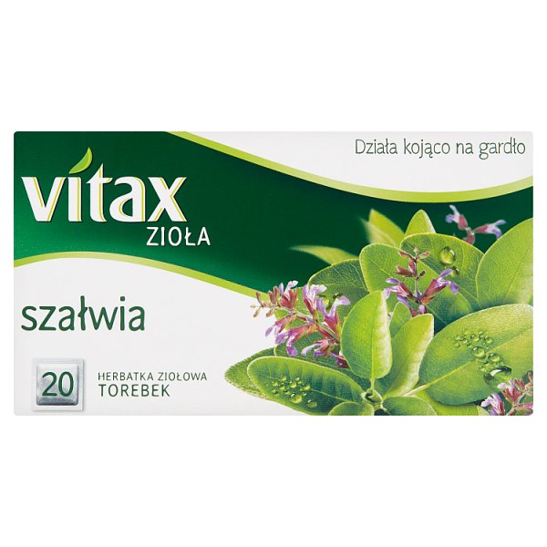 Vitax Zioła Herbatka ziołowa szałwia 24 g (20 x 1,2 g)