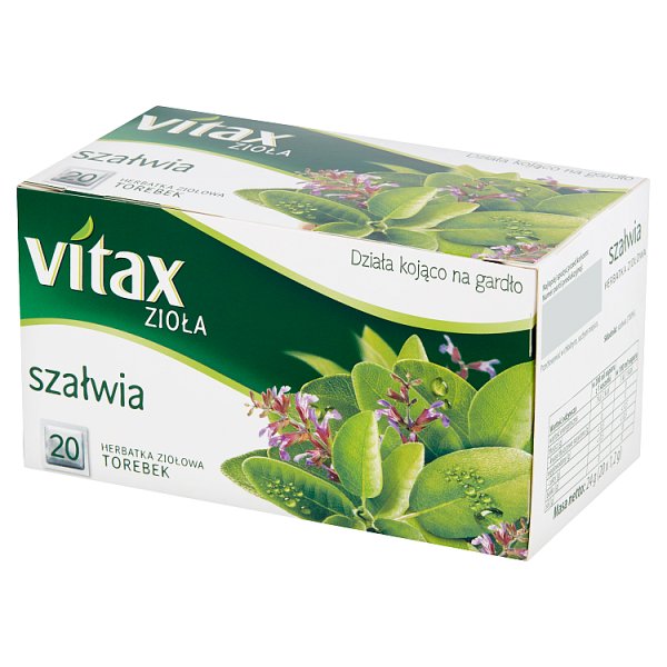 Vitax Zioła Herbatka ziołowa szałwia 24 g (20 x 1,2 g)