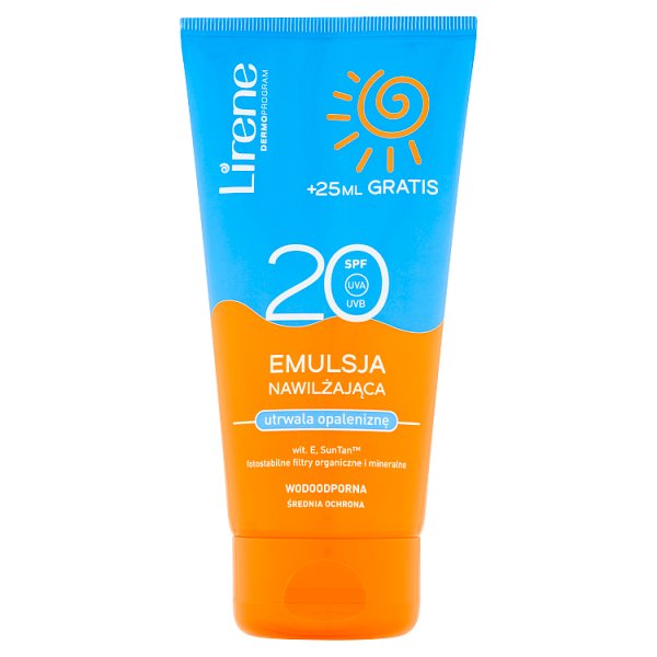 Lirene Emulsja nawilżająca utrwala opaleniznę SPF 20 175 ml